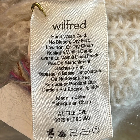 Aritzia Wilfred Saba Sweater Mohair Alpaca Blend  size Medium - Picture 9 of 12